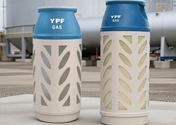 Revolución en el mercado del GLP: YPF prueba garrafas de plástico traslúcidas y más seguras
