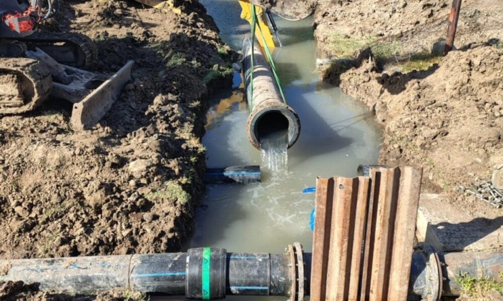 ABSA programa cortes de agua por obras en San Miguel y el macrocentro bahiense