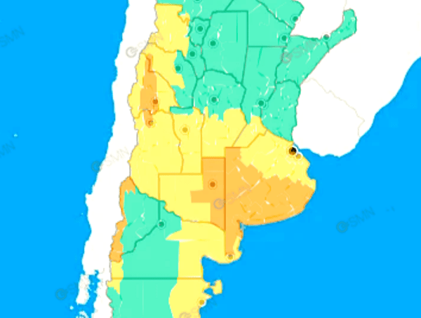 URGENTE | Bahía Blanca bajo Alerta Naranja por tormentas severas: se espera fuerte actividad eléctrica y ráfagas